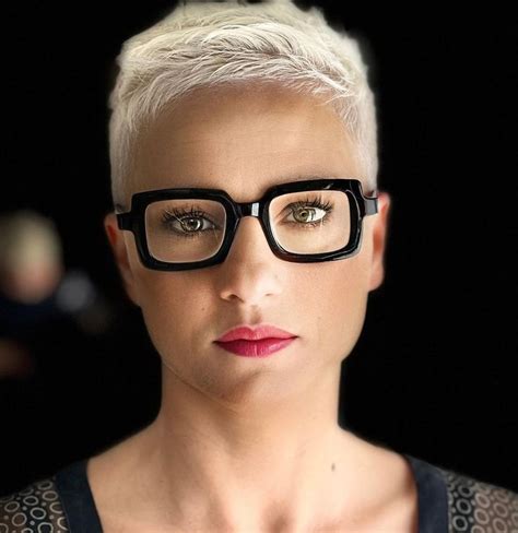 brunette with glasses|32 Handpicked Short Hairstyles for Women with Glasses